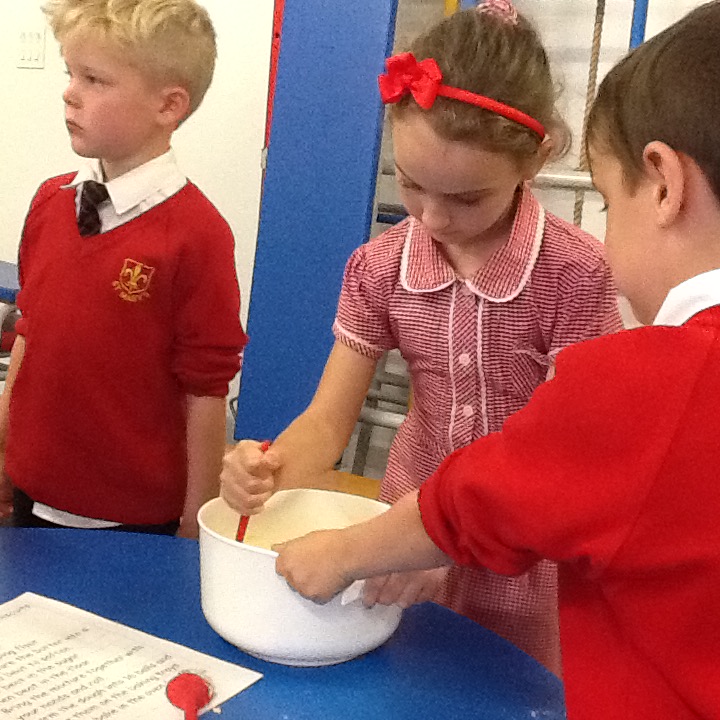 Image of Baking biscuits for Grandma